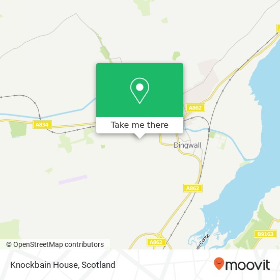 Knockbain House map