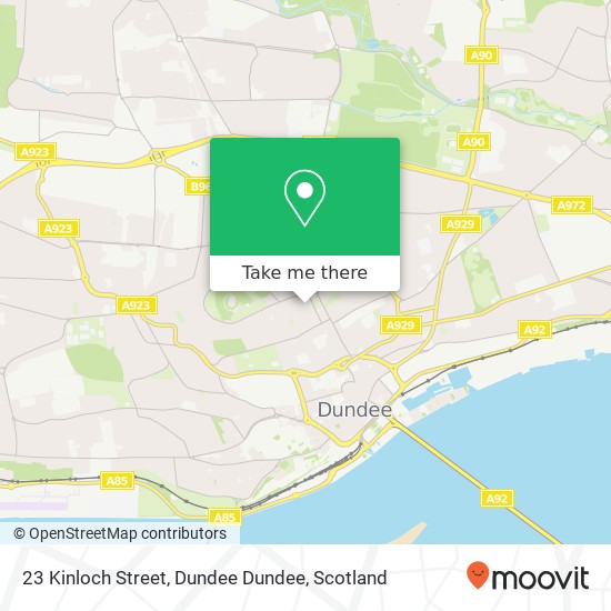 23 Kinloch Street, Dundee Dundee map