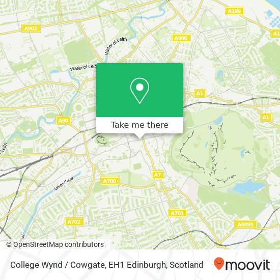 College Wynd / Cowgate, EH1 Edinburgh map