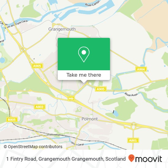 1 Fintry Road, Grangemouth Grangemouth map