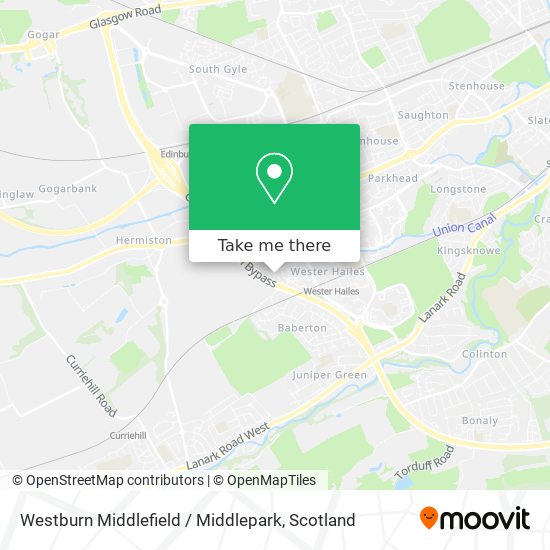 Westburn Middlefield / Middlepark map