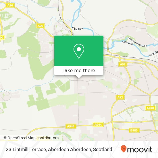 23 Lintmill Terrace, Aberdeen Aberdeen map