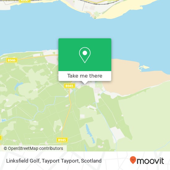 Linksfield Golf, Tayport Tayport map