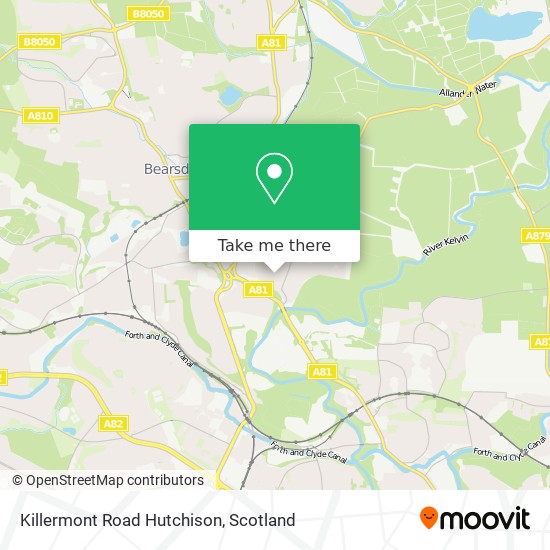 Killermont Road Hutchison map