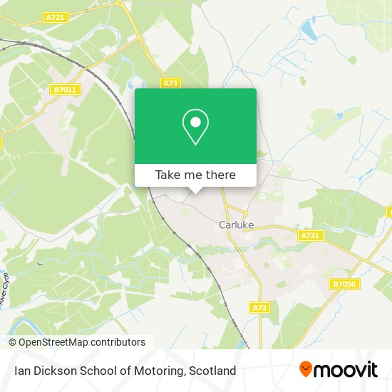 Ian Dickson School of Motoring map