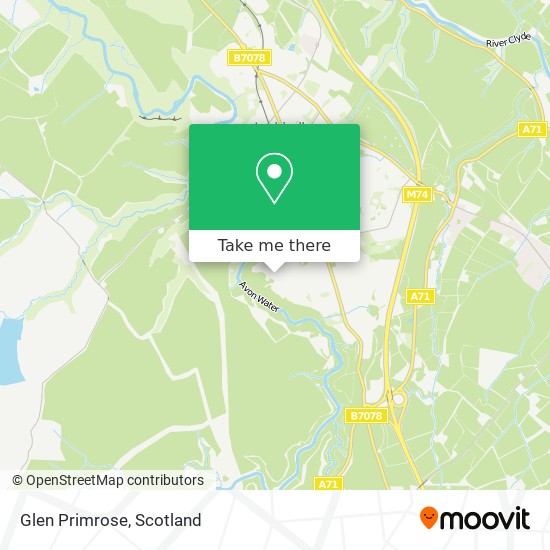 Glen Primrose map