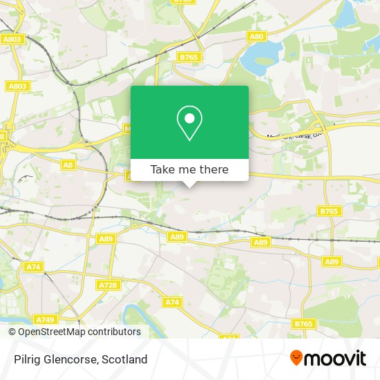 Pilrig Glencorse map