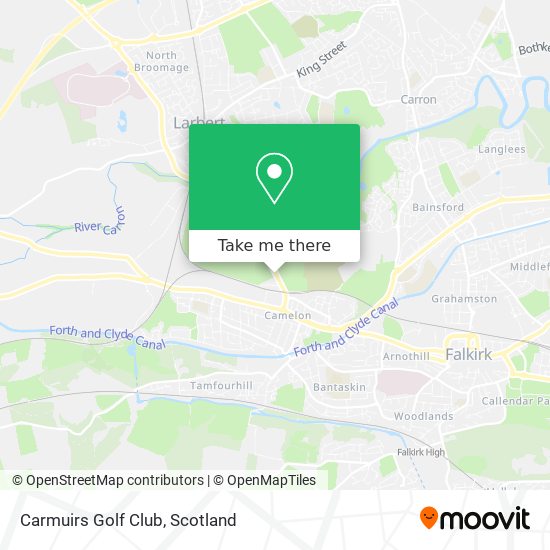 Carmuirs Golf Club map