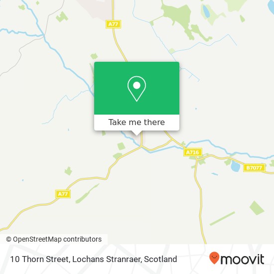 10 Thorn Street, Lochans Stranraer map