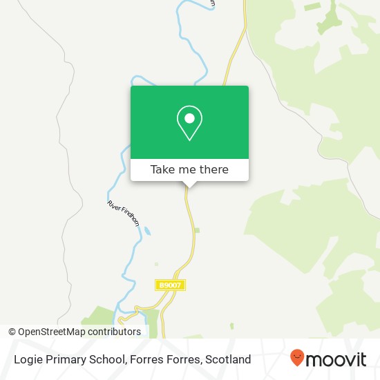 Logie Primary School, Forres Forres map