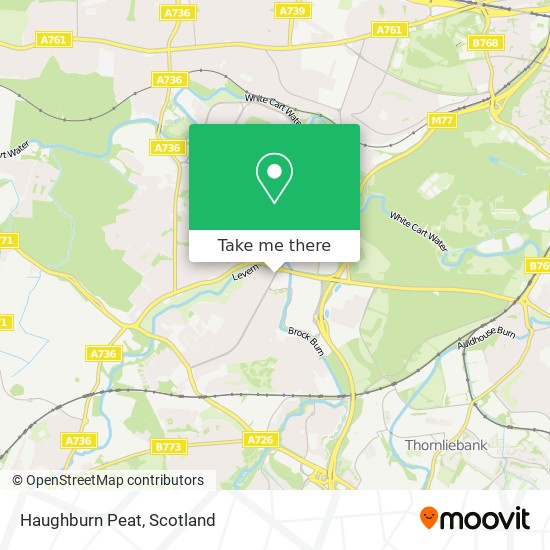 Haughburn Peat map
