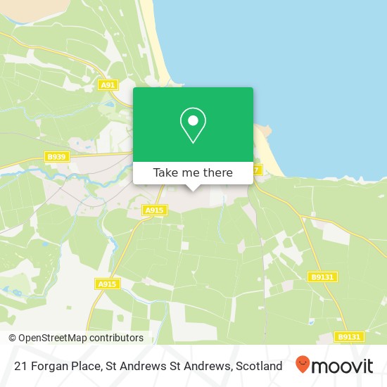 21 Forgan Place, St Andrews St Andrews map