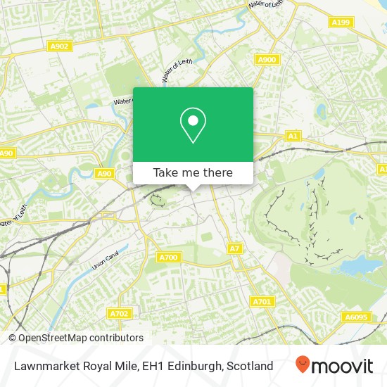 Lawnmarket Royal Mile, EH1 Edinburgh map