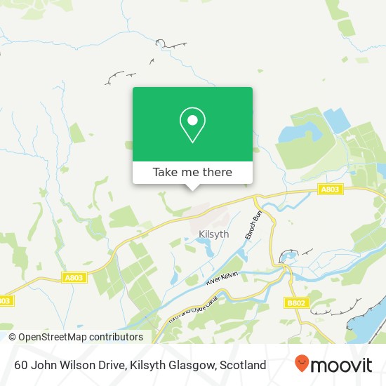 60 John Wilson Drive, Kilsyth Glasgow map