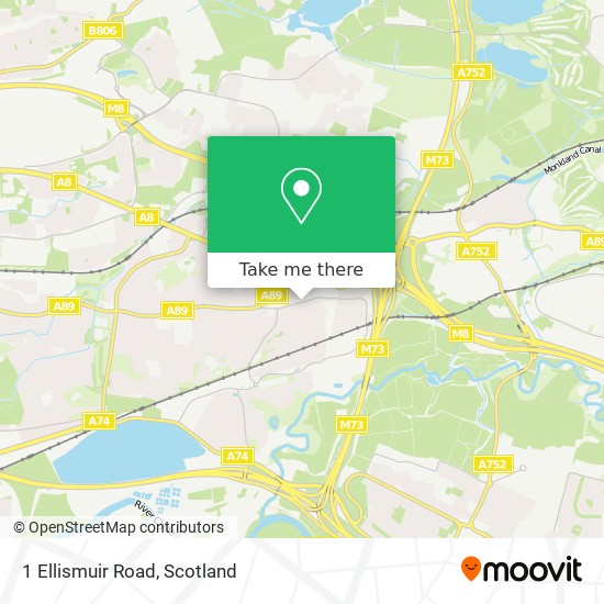 1 Ellismuir Road map