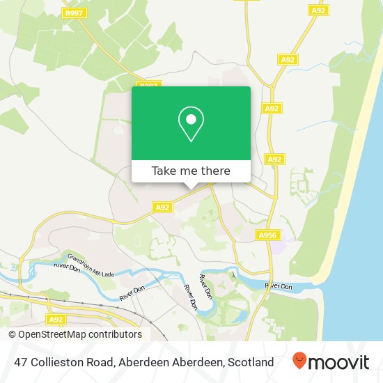 47 Collieston Road, Aberdeen Aberdeen map