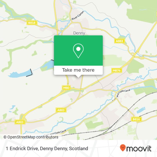 1 Endrick Drive, Denny Denny map