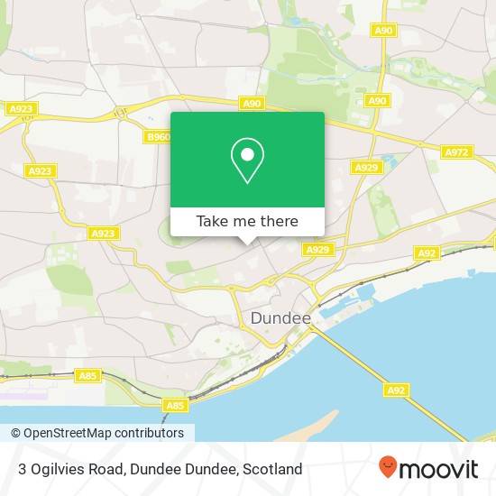 3 Ogilvies Road, Dundee Dundee map