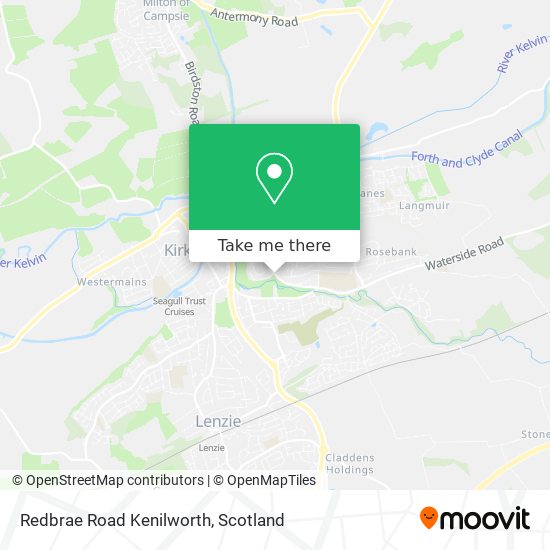 Redbrae Road Kenilworth map