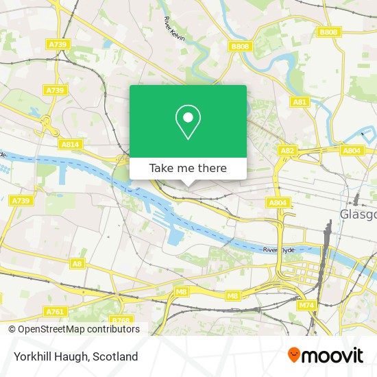 Yorkhill Haugh map