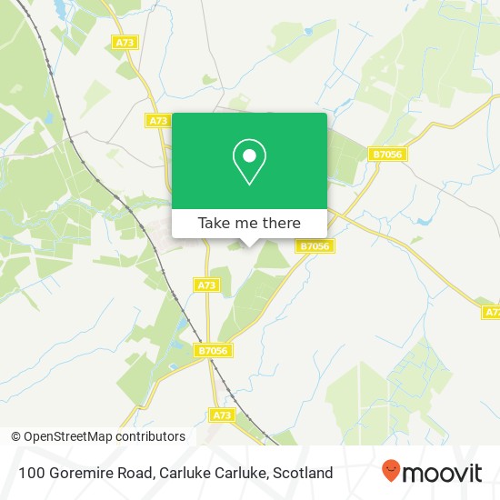 100 Goremire Road, Carluke Carluke map