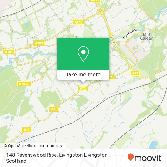 148 Ravenswood Rise, Livingston Livingston map