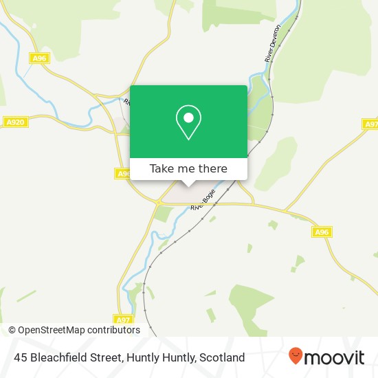 45 Bleachfield Street, Huntly Huntly map