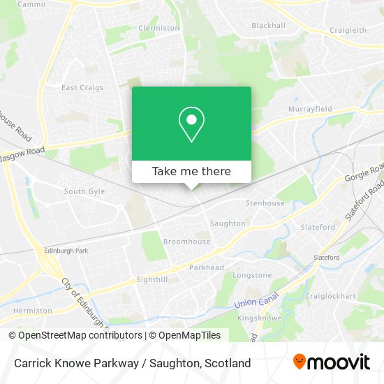 Carrick Knowe Parkway / Saughton map
