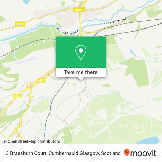 3 Braesburn Court, Cumbernauld Glasgow map