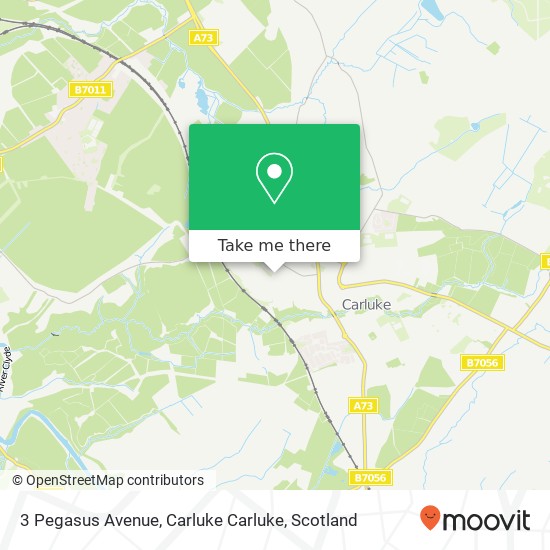 3 Pegasus Avenue, Carluke Carluke map