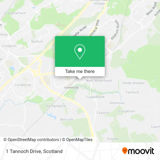 1 Tannoch Drive map