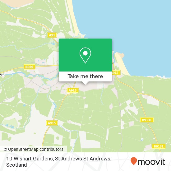 10 Wishart Gardens, St Andrews St Andrews map