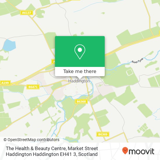 The Health & Beauty Centre, Market Street Haddington Haddington EH41 3 map