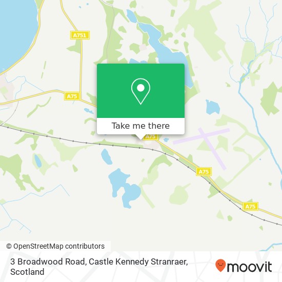 3 Broadwood Road, Castle Kennedy Stranraer map