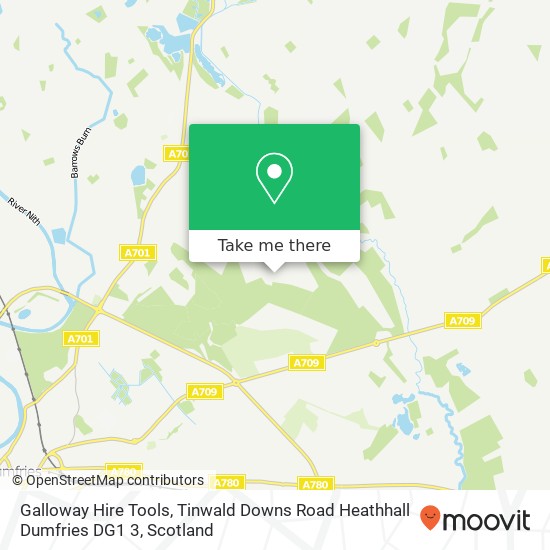 Galloway Hire Tools, Tinwald Downs Road Heathhall Dumfries DG1 3 map