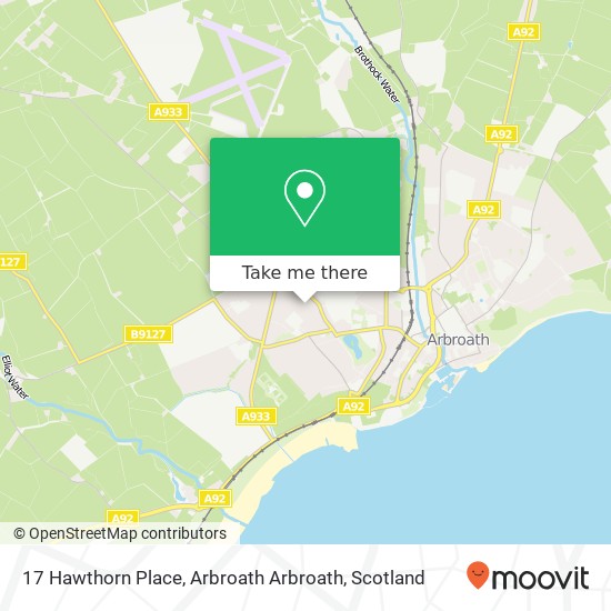 17 Hawthorn Place, Arbroath Arbroath map