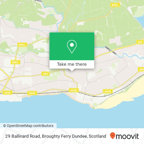29 Ballinard Road, Broughty Ferry Dundee map