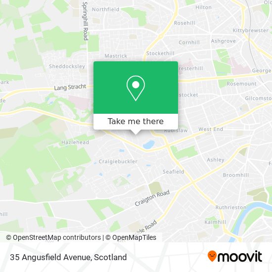 35 Angusfield Avenue map