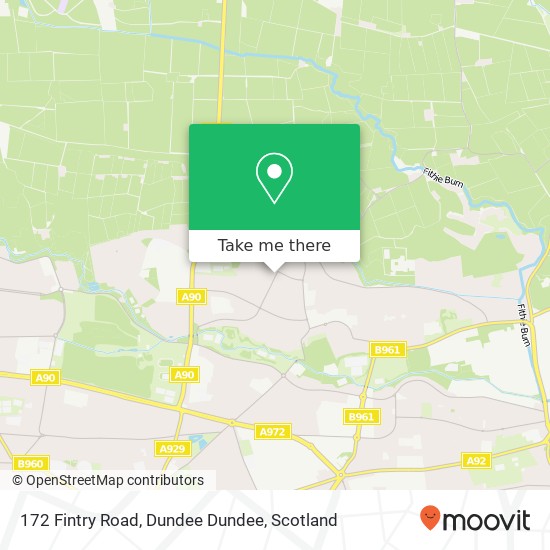 172 Fintry Road, Dundee Dundee map