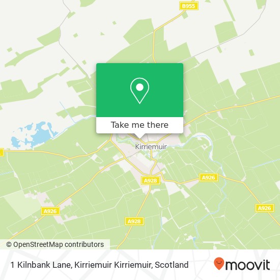 1 Kilnbank Lane, Kirriemuir Kirriemuir map