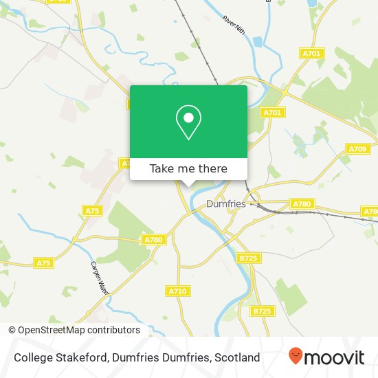 College Stakeford, Dumfries Dumfries map