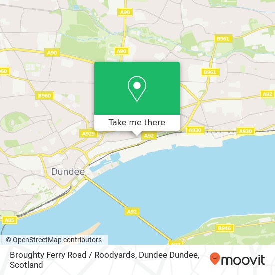 Broughty Ferry Road / Roodyards, Dundee Dundee map