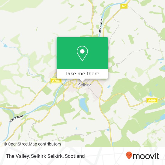 The Valley, Selkirk Selkirk map