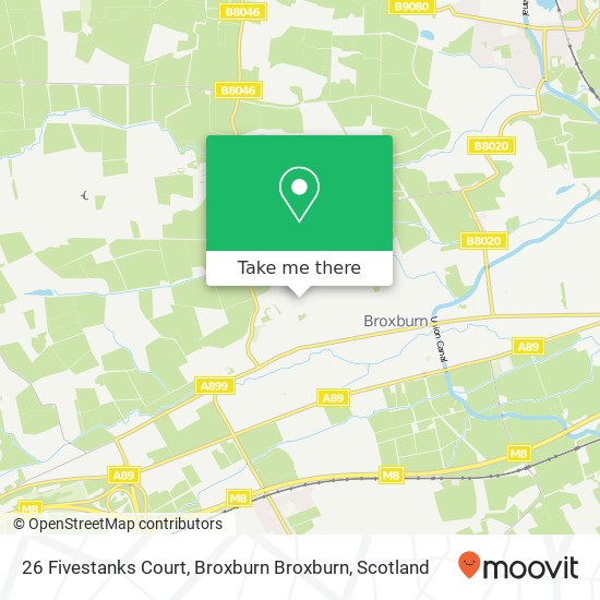 26 Fivestanks Court, Broxburn Broxburn map