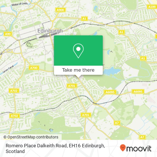 Romero Place Dalkeith Road, EH16 Edinburgh map