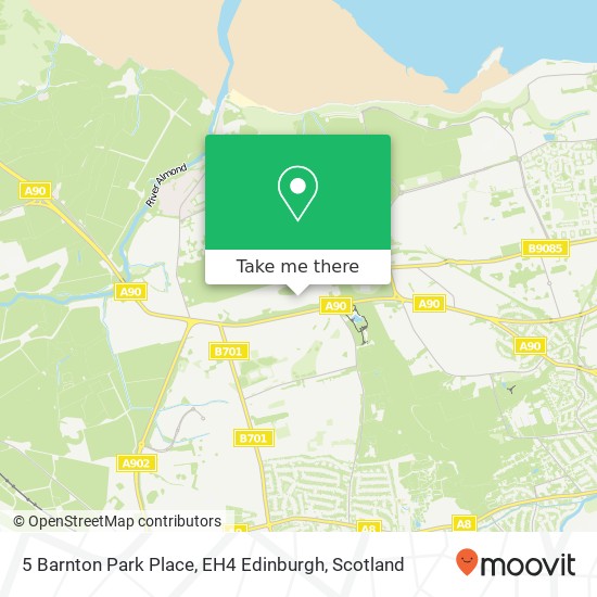 5 Barnton Park Place, EH4 Edinburgh map