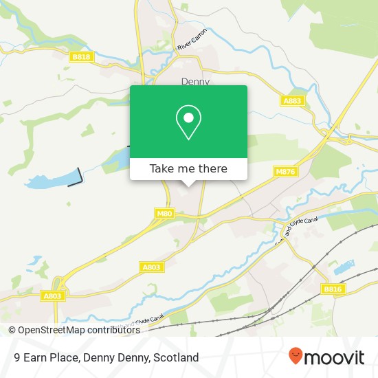 9 Earn Place, Denny Denny map