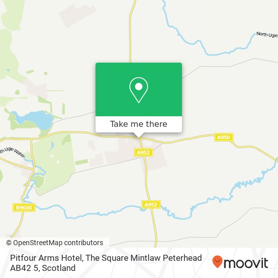 Pitfour Arms Hotel, The Square Mintlaw Peterhead AB42 5 map