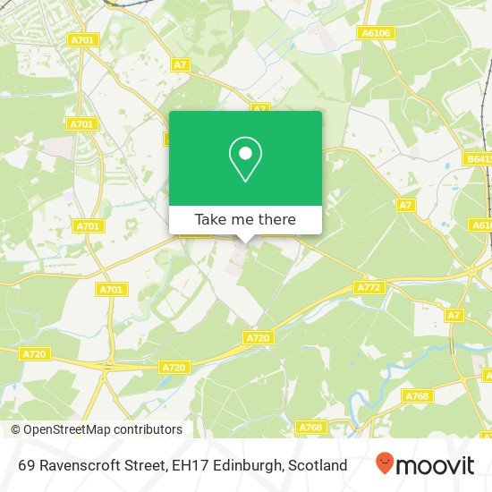 69 Ravenscroft Street, EH17 Edinburgh map