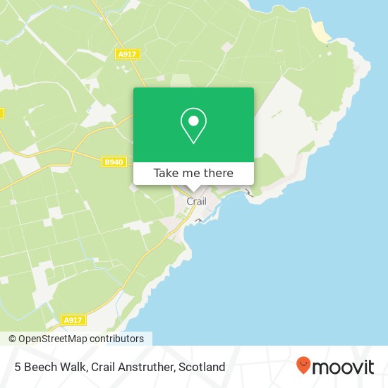 5 Beech Walk, Crail Anstruther map